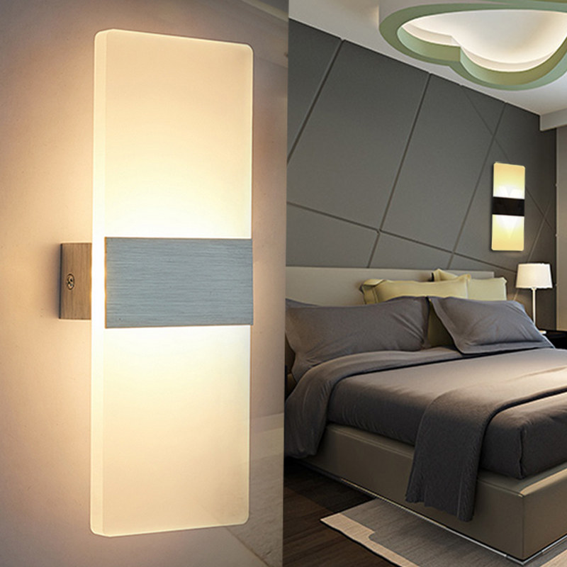 LED壁灯床头灯创意简约现代卧室灯明装酒店走廊过道装饰灯楼梯灯|msdalam kategori keluarga memasang ibu, Lampu &amp; Lighting Fixtures, lampu dinding - dari Buy2taobao.com untuk memberikan perkhidmatan ejen Taobao profesional membeli