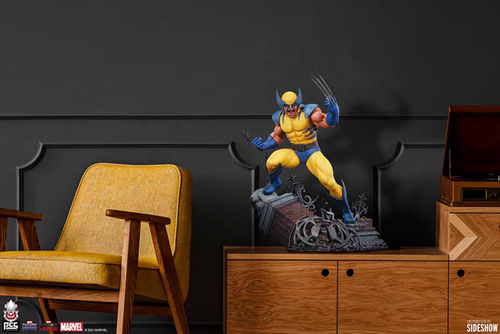 现货 33TOYS Sideshow x PCS  1/3 X战警 Wolverine 金刚狼 雕像
