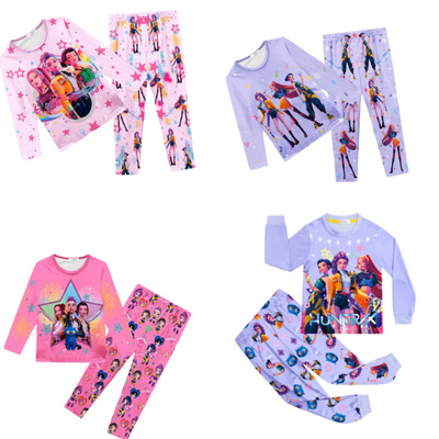 Huntrix Rumi猎魔女团儿童睡衣 kpop demon春秋长袖 套装家居服