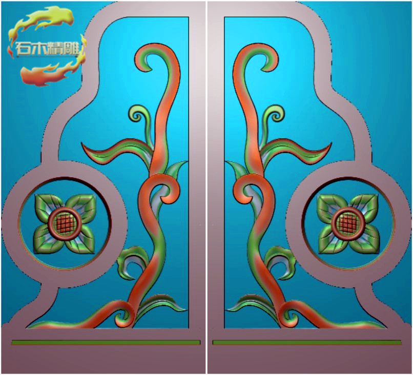 新款墓碑抱鼓199 洋花边板寸鼓碑板石碑精雕灰度浮雕图石材雕刻