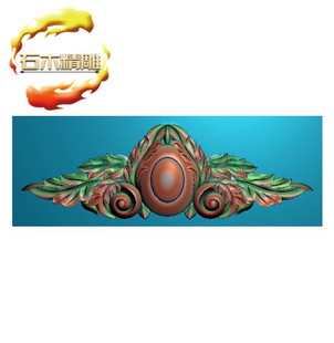 新款墓碑碑板5-031 洋花石碑雕刻图边板栏板精雕图灰度浮雕图