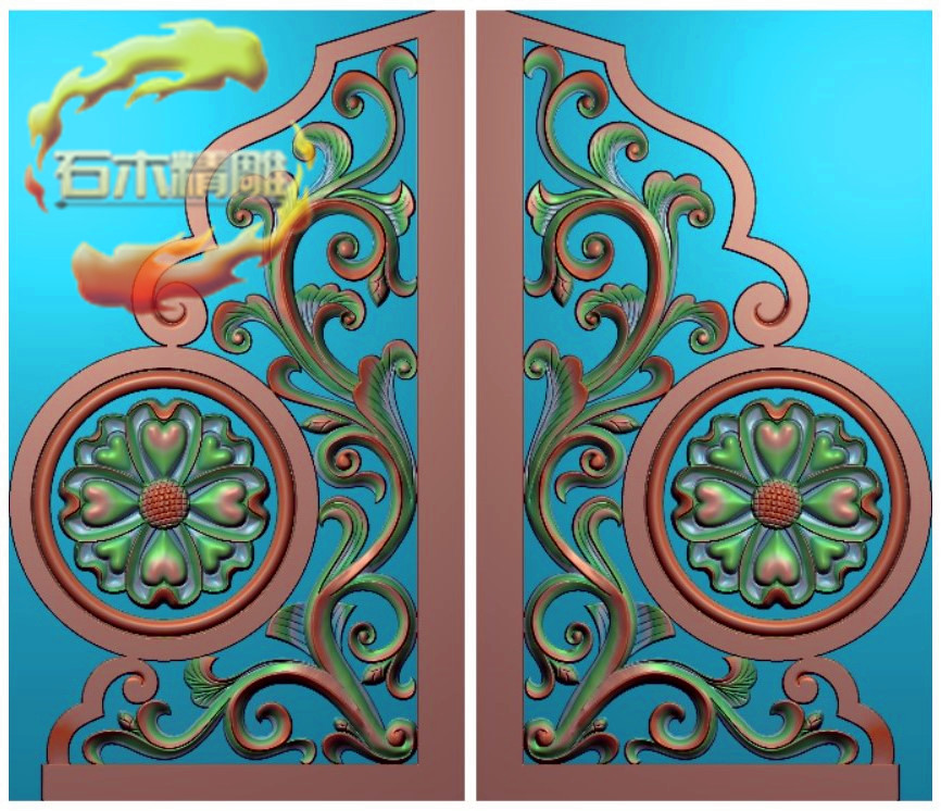 新款墓碑抱鼓165 洋花边鼓寸鼓石碑精雕图灰度浮雕图石材雕刻