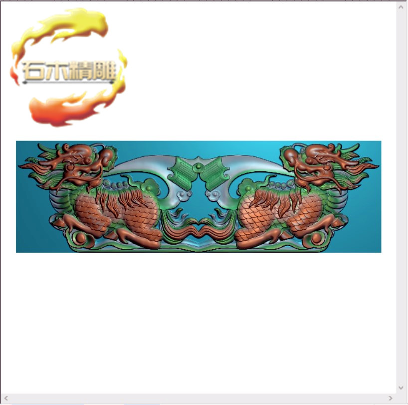 新款墓碑横梁165 麒麟石碑过梁碑板精雕图灰度图浮雕图石材雕刻图