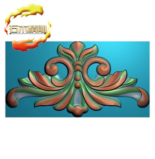 新款墓碑碑板5-039 洋花石碑雕刻图边板栏板精雕图灰度浮雕图