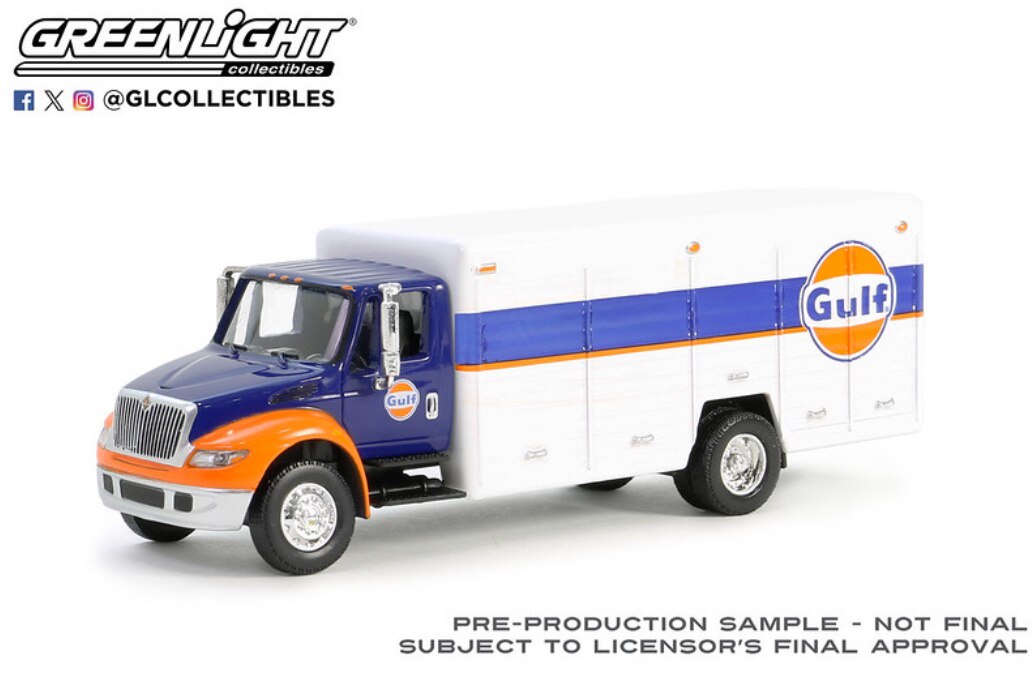 绿光 1:64 国际杜拉斯塔 4400 运输卡车 海湾石油 33250c
