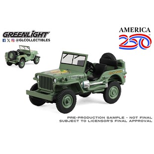 绿光 1:64 1942 Jeep Willy's 威利斯MB 美国250周年纪念版28180C