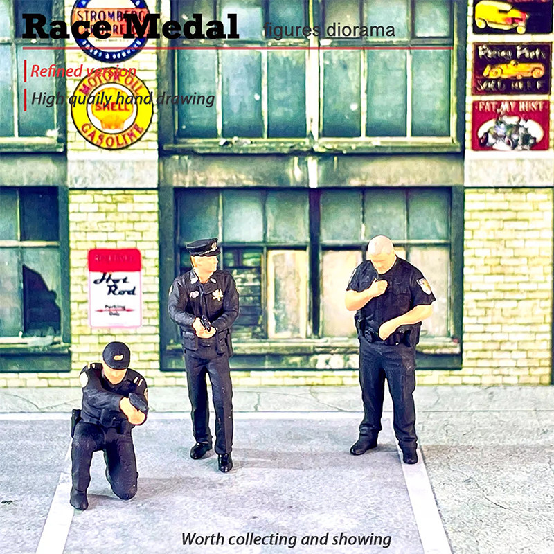 RM 1/64人偶 纽约警察 搭配 绿光 greenlight 警车 美国 NYPD