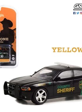 绿光 1:64  2011道奇战马追捕车县副警长18号 美剧《黄石》44980D