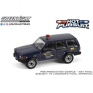 绿光 1:64 2001 Jeep 吉普Cherokee切诺基 密歇根州警察局 43040E