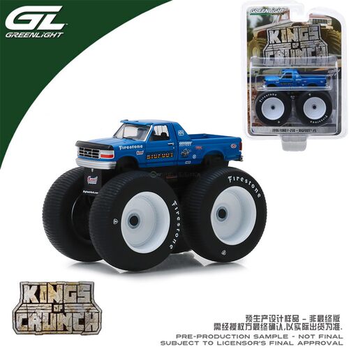 绿光 1:64 1996 Ford 福特 F-250 怪兽卡车 大脚五号 49040E