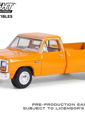 绿光 1:64 1982 Dodge 道奇 Ram D-250 Dot Orange 点橙色 35280C