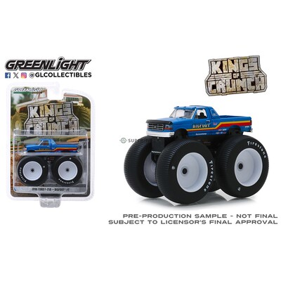 绿光 1:64 1996 Ford 福特 F250 怪兽巨型卡车（大脚七号）49050F