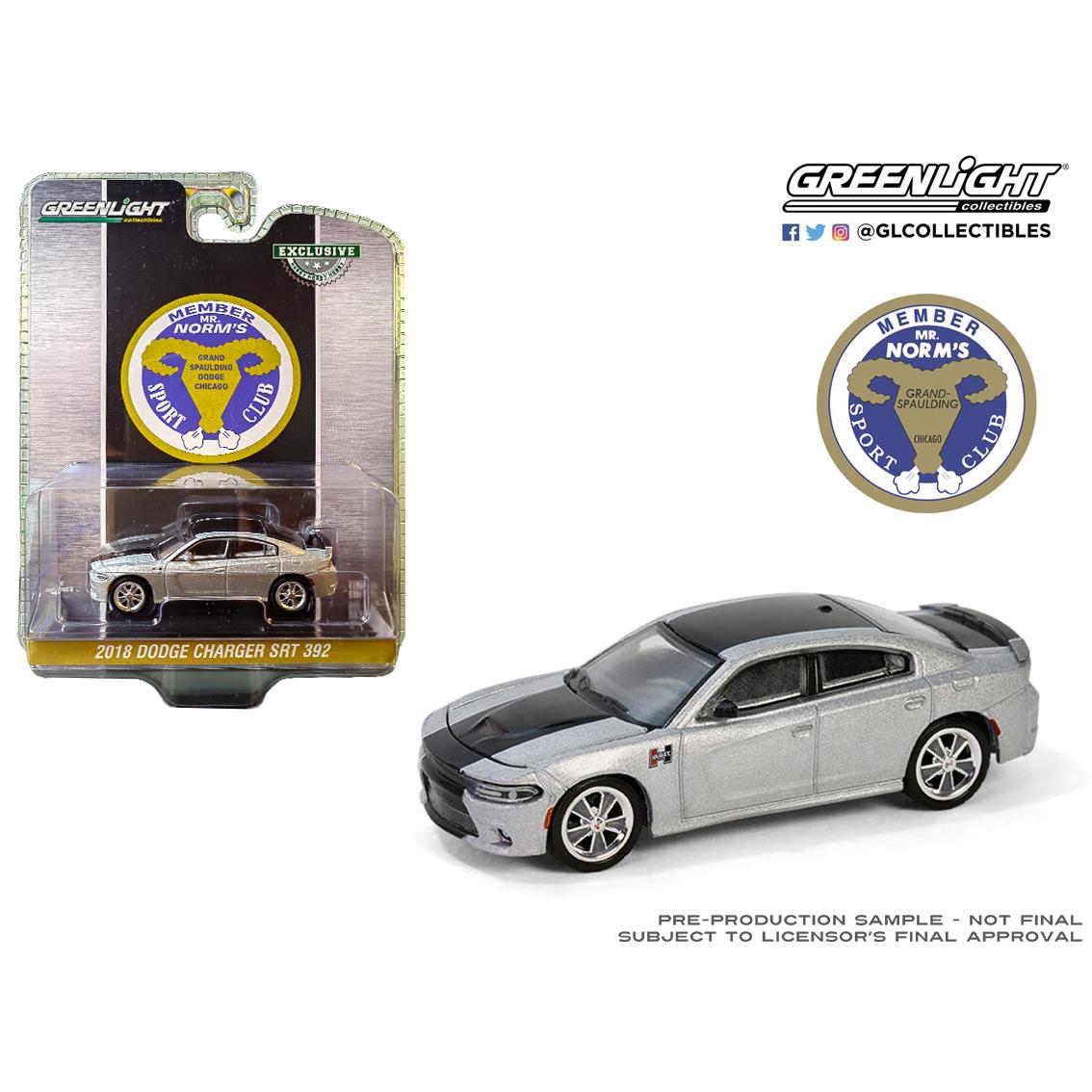 绿光 1:64 2018道奇战马SRT392诺姆先生遗产GSS Charger战马30506