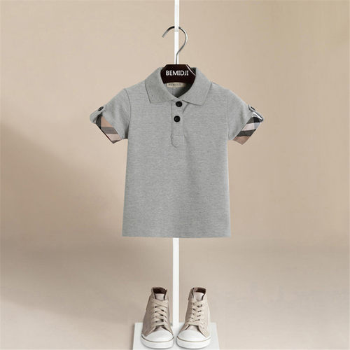 帅气男童学院风polo衫