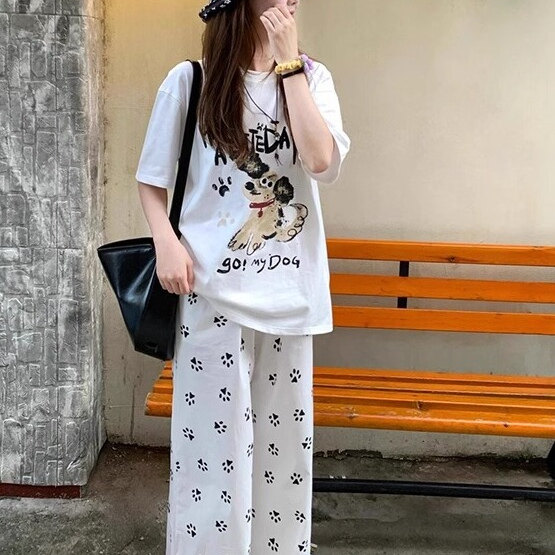 2025休闲宽松韩系运动服套装女