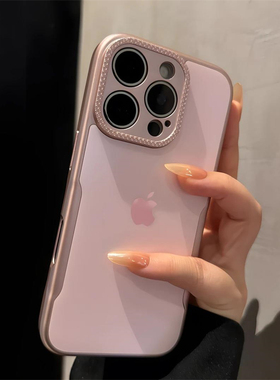 ins高级磨砂小蛮腰适用iPhone16promax苹果15手机壳14新款11情侣12男女13全包plus防指纹17ProMax防摔套16Pro