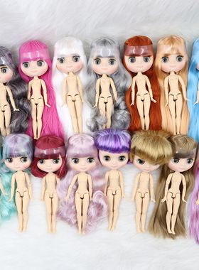 Middle ICY DBS中布娃娃蓝色白色粉色金色灰紫色磨砂20关节体