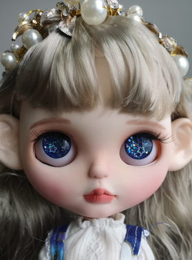 ICY DBS小布娃娃银灰色刘海长发19关节体适合改娃改妆收藏把玩