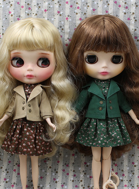 ICY DBS小布娃娃衣服裙子外套套装2款入 az唐果丽佳衣服