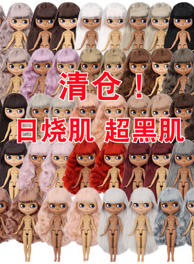 清仓ICY DBS小布娃娃日烧黑肌关节体改妆改娃新手入门练手裸娃