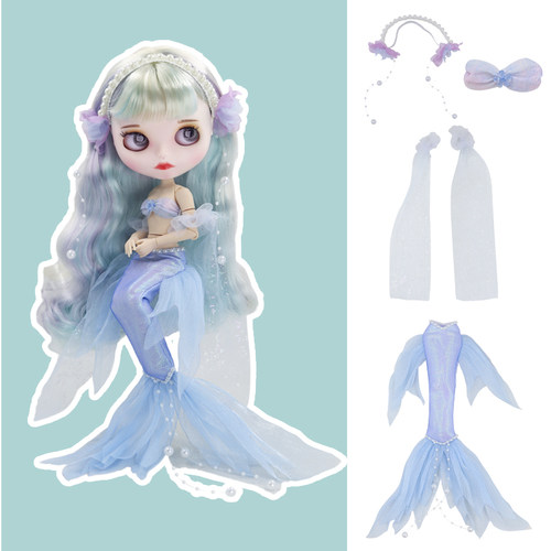 ICYDBS小布娃娃衣服美人鱼