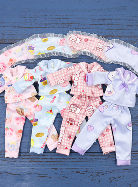 ICY DBS小布娃娃可爱马卡龙睡衣眼罩三件套OB24丽佳azone娃衣