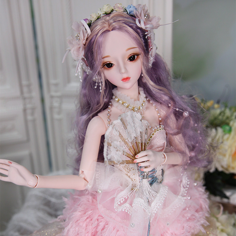 公主娃娃bjd3分娃60厘米关节换装洋娃娃女孩新年六一儿童礼物玩具
