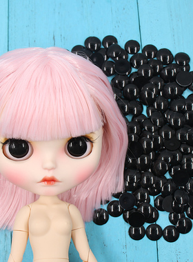 ICY DBS小布娃娃改妆改娃眼片瞳片纯黑色眼片改妆改娃专用眼片