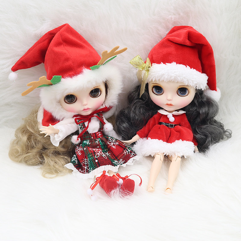 ICYDBS小布娃娃衣服圣诞套装