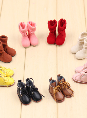 ICY DBS小布娃娃鞋子柳丁皮鞋马丁靴长筒靴azone丽佳OB6分鞋子