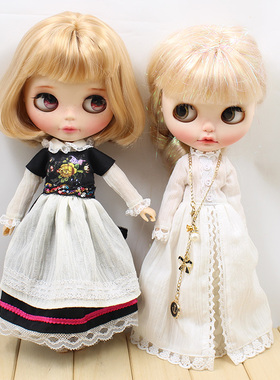 ICY DBS小布娃娃衣服优雅晚礼服修身长裙女仆装ob24小布娃衣