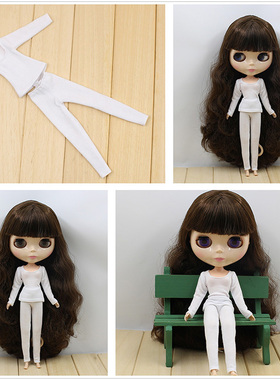 ICY DBS小布娃娃衣服 打底白色内衣内裤2件套睡衣适合小布装扮