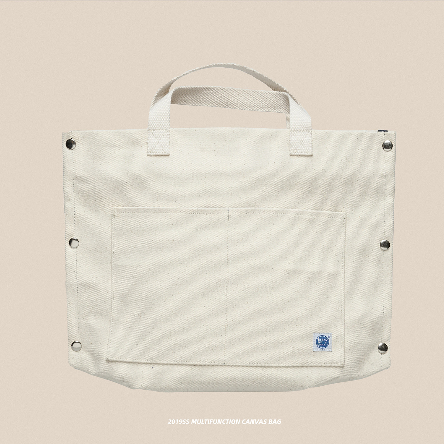 todaynowind手提可拆卸帆布包