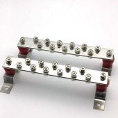 汇流排接线端子 等电位接地铜排 机房接地铜排 汇流铜排 T2铜排