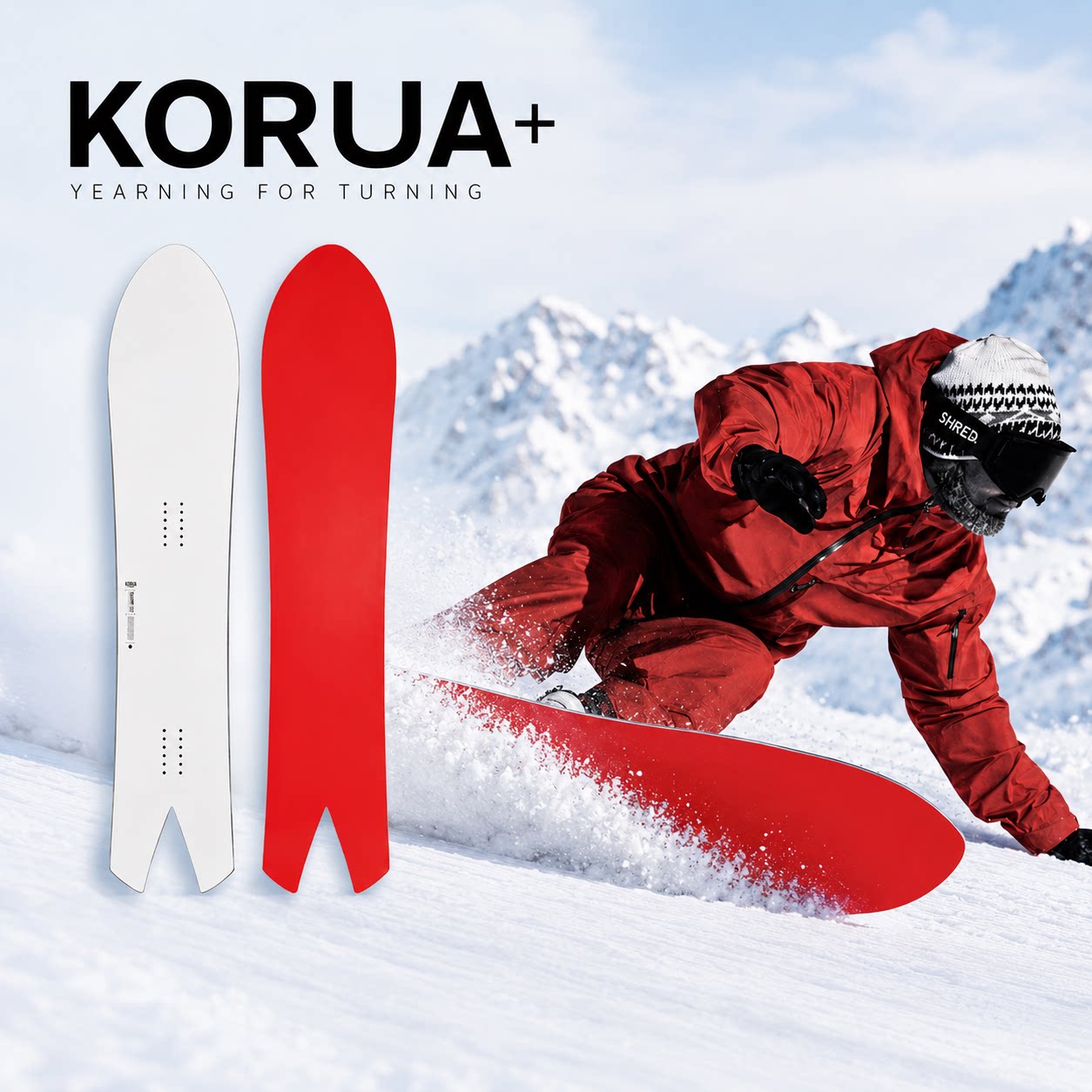 德国KORUA全域野雪刻滑单板