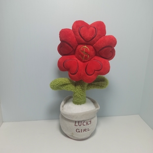 有钱花电动毛绒玩具学舌互动音乐跳舞发光创意潮玩摆件儿童益智