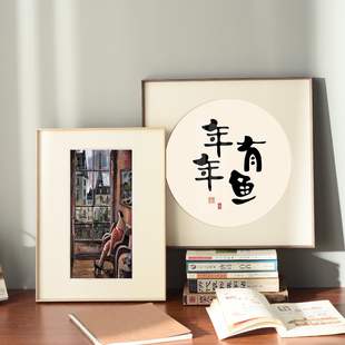 极简细窄边铝合金画框挂墙拼图框海报外框相框装裱长方形40605070