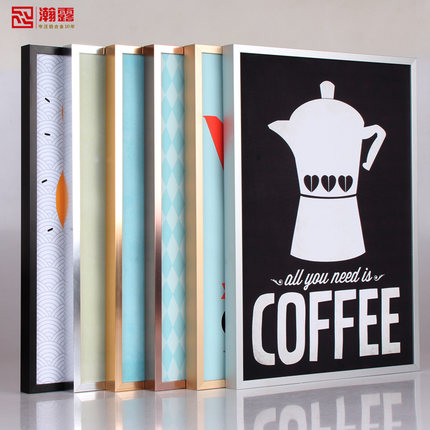 铝合金画框装裱外框4060金属相框广告框写真海报框架挂墙可定制做