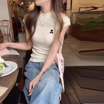 Restandrecreation针织短袖女夏