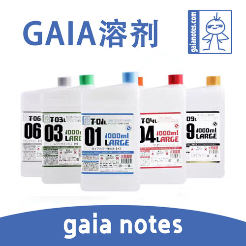 山海模型 盖亚溶剂NP003金属缓干珐琅稀释剂洗笔液模型漆上色涂装