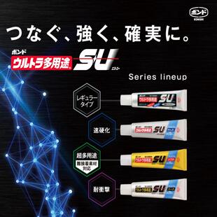 日本小西SU系列完全透明无痕胶水手办模型修复速干快干强力多用途