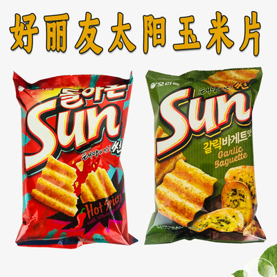 好丽友韩国进口sun80g玉米片