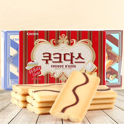 韩国进口可丽安夹心榛子饼干
