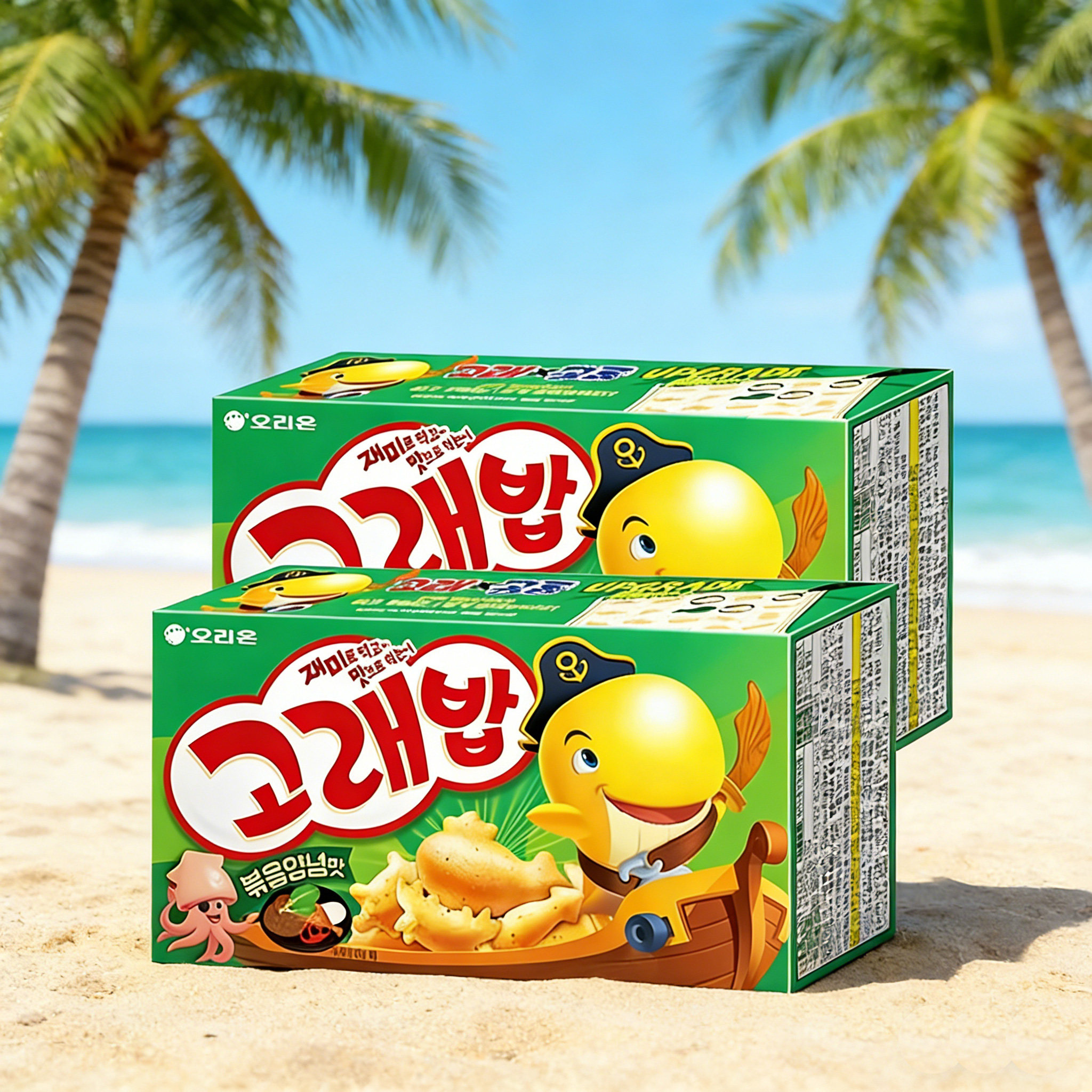 韩国进口好丽友好多鱼儿童膨化46g办公室零食休闲解馋食品包邮