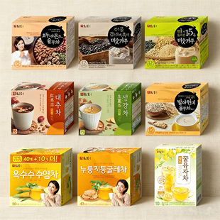 包邮韩国进口丹特生姜茶红枣茶八宝茶玉米须茶菊花决明子茶组合装