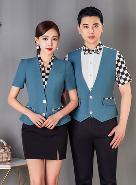 夏季夜总会ktv公主少爷工作服dj服务员男女套装夜店酒吧短袖新款