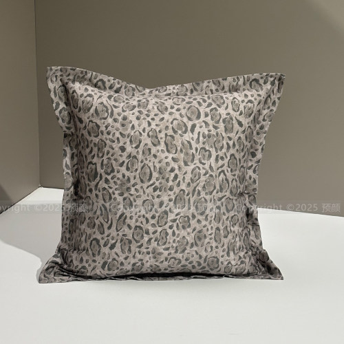 【设计师款】60支纯棉印花抱枕套沙发卧室通用100%全棉亲肤靠垫50