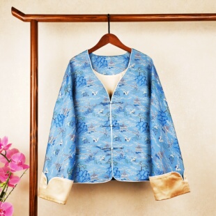 实体裁缝店量身定制宋锦马甲外套旗袍新中式来料来图2026春款