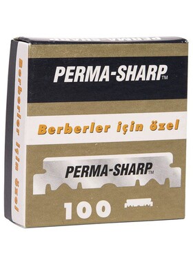 俄罗斯perma sharp刀片马杀鸡单刃刀片修面眉锋利替换刀片100片装