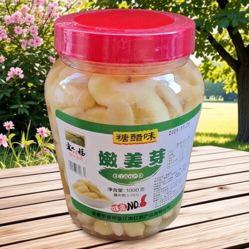 醋味嫩姜芽江西宜春特产嫩姜